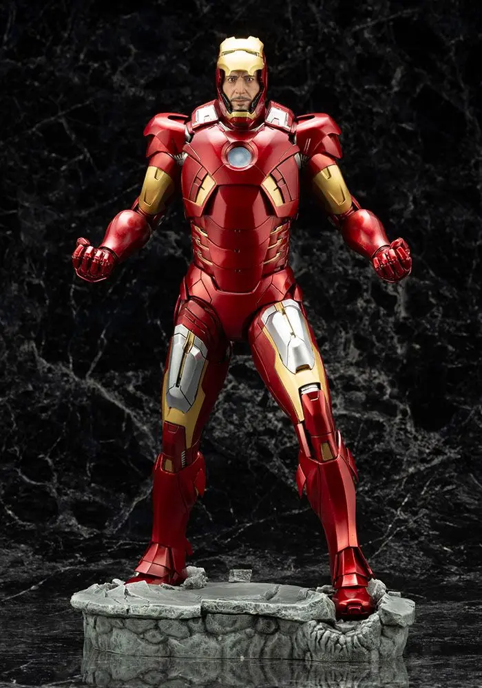 Statuie din PVC Marvel The Avengers ARTFX 1/6 Iron Man Mark 7 32 cm poza produsului