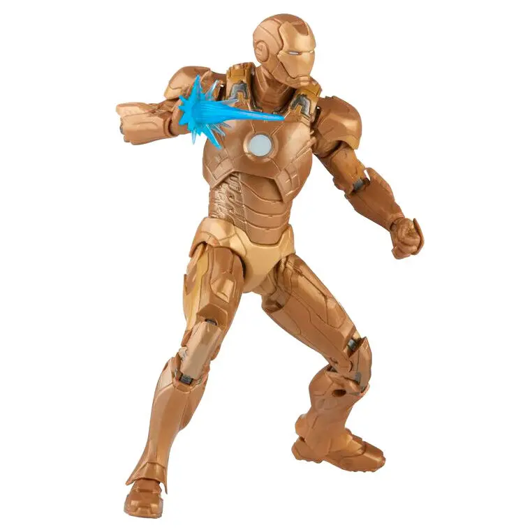 Set de 2 figurine de acțiune Marvel Legends Saga Infinitului 2021 Happy Hogan & Iron Man (Iron Man 3) 15 cm poza produsului