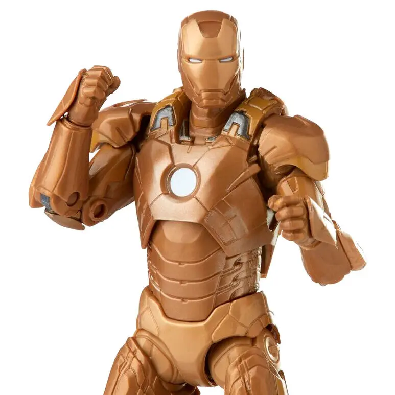 Set de 2 figurine de acțiune Marvel Legends Saga Infinitului 2021 Happy Hogan & Iron Man (Iron Man 3) 15 cm poza produsului