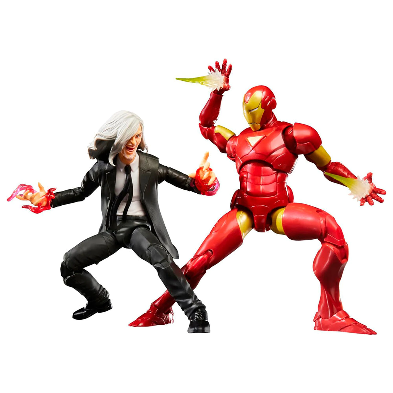 Marvel The Invencible Iron Man - Iron Man Extremis si Marvels Mandarin blister 2 figurine 15cm poza produsului