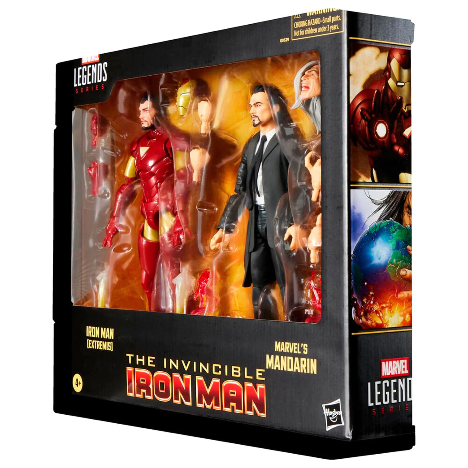 Marvel The Invencible Iron Man - Iron Man Extremis si Marvels Mandarin blister 2 figurine 15cm poza produsului