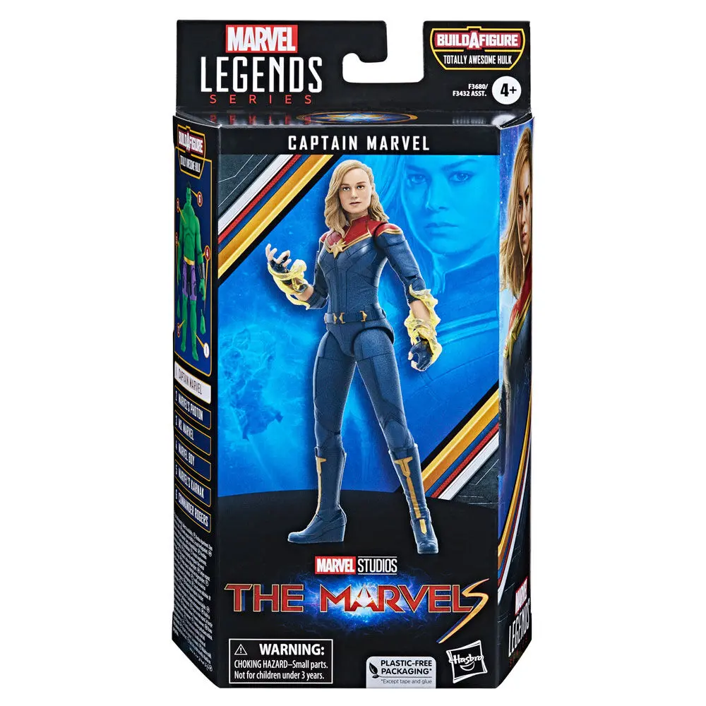 Figurină de acțiune Marvel Legends Captain Marvel (BAF: Totally Awesome Hulk) 15 cm poza produsului