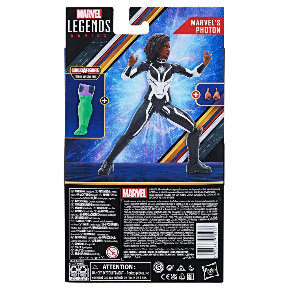 Figurină de acțiune The Marvels Marvel Legends Marvel's Photon (BAF: Totally Awesome Hulk) 15 cm poza produsului