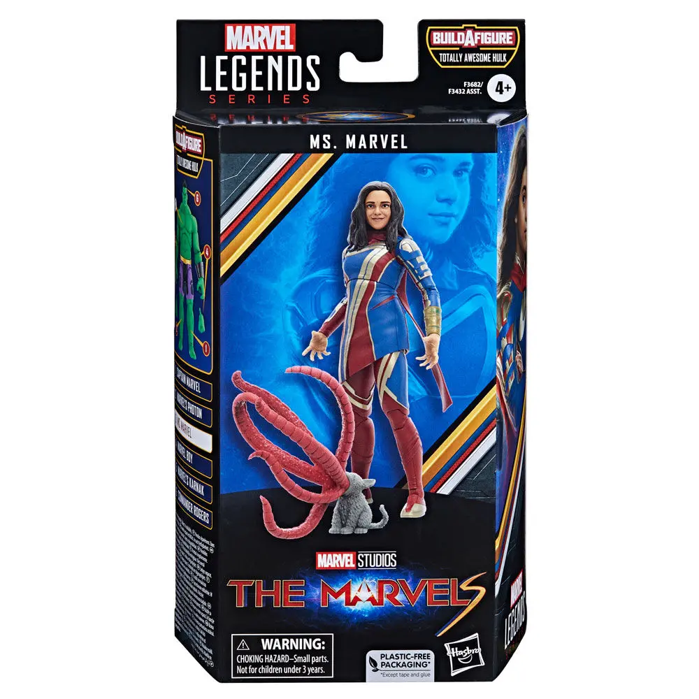 Figurină de Acțiune Marvel Legends The Marvels Ms. Marvel (BAF: Totally Awesome Hulk) 15 cm poza produsului