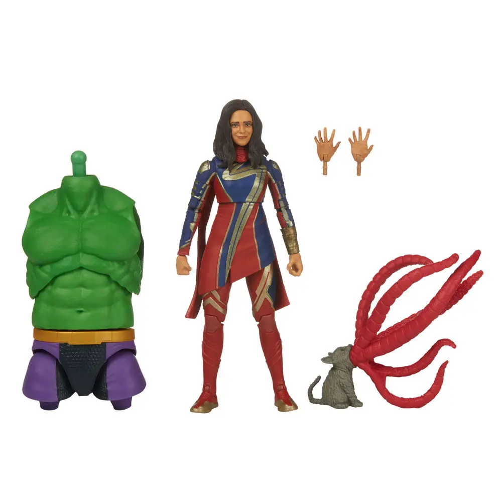 Figurină de Acțiune Marvel Legends The Marvels Ms. Marvel (BAF: Totally Awesome Hulk) 15 cm poza produsului