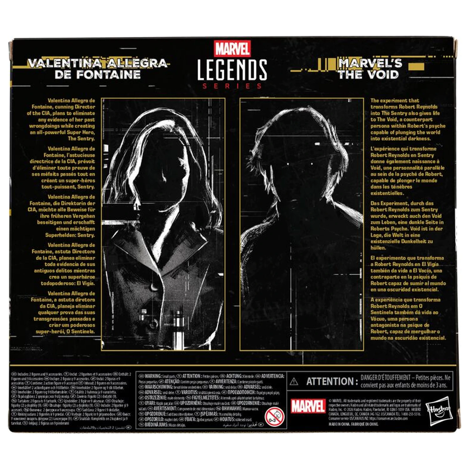 Marvel Thunderbolts Valentina Allegra De Fontaine si Marvels The Void set 2 figurine 15cm poza produsului
