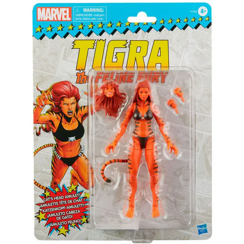 Figurină de acțiune Marvel Legends Series 2022 Marvel's Tigra 15 cm poza produsului