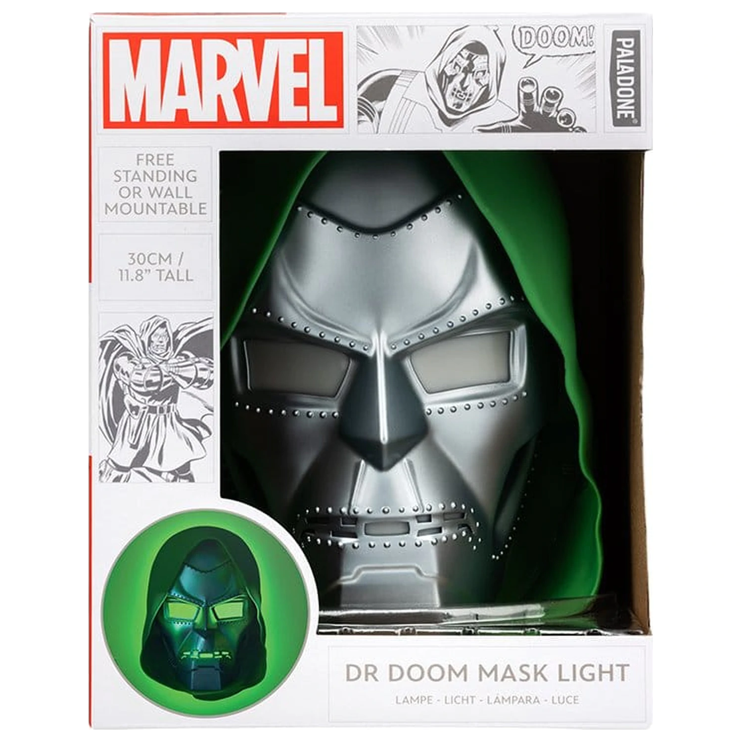 Marvel Universe Light Dr Doom Masca 30 cm poza produsului