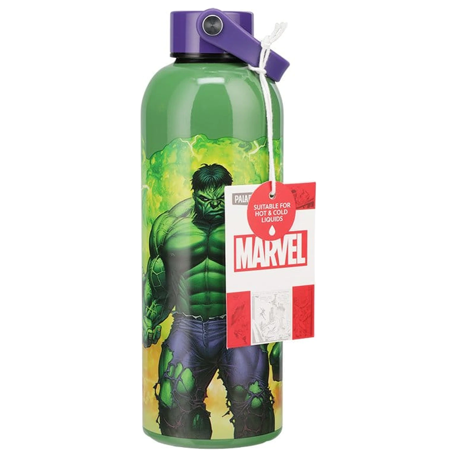 Marvel Universe Metal Sticla de apa Hulk cu bucla de transport poza produsului