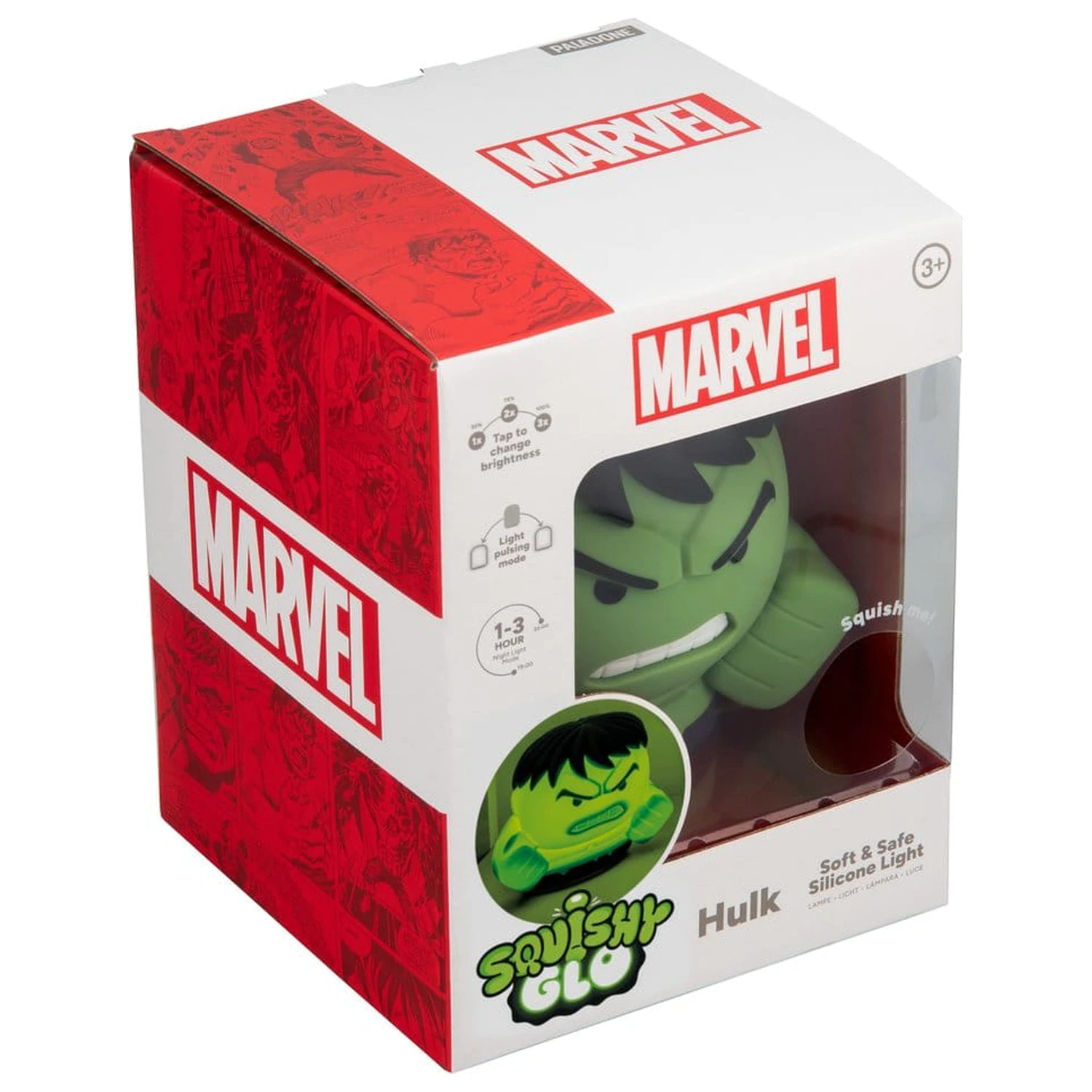 Marvel Universe Jucarie SquishyGlo din silicon Light Hulk 15 cm poza produsului