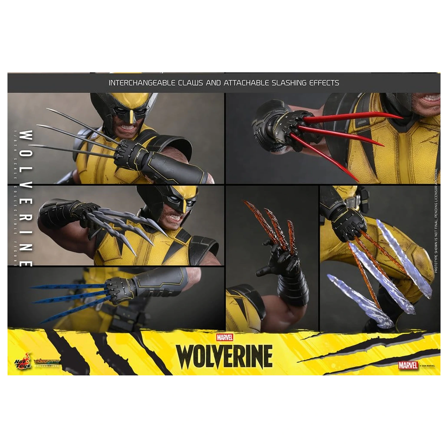 Marvel Video Game Masterpiece Figurina de actiune 1/6 Wolverine 29 cm poza produsului