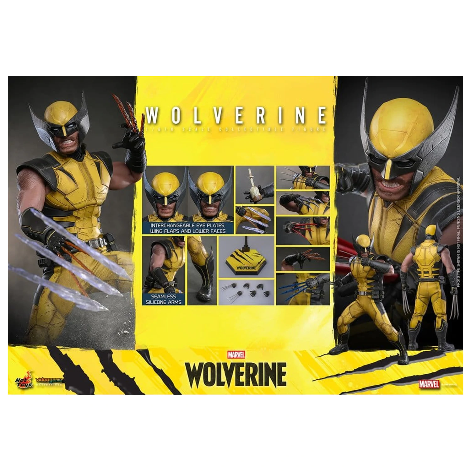 Marvel Video Game Masterpiece Figurina de actiune 1/6 Wolverine 29 cm poza produsului