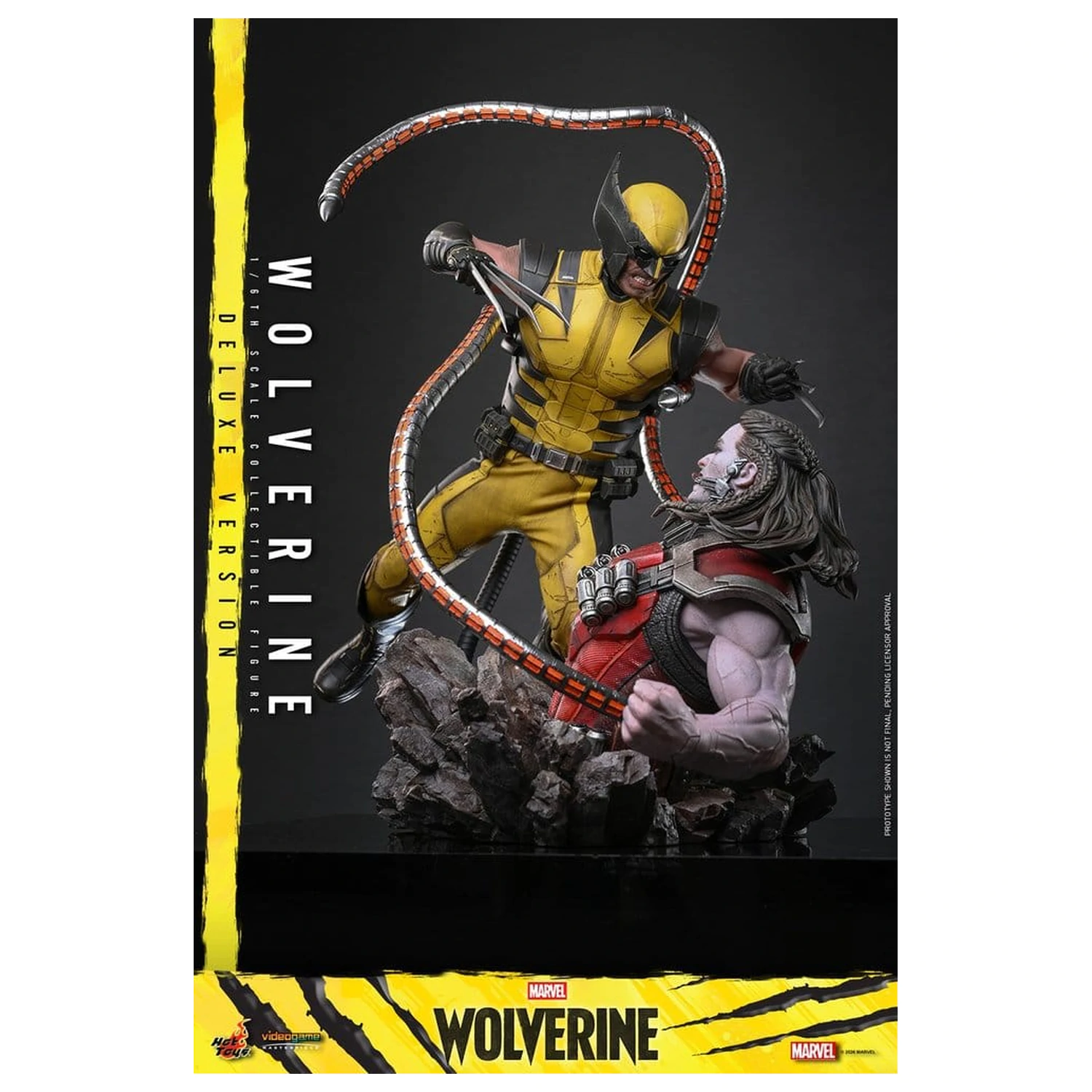 Marvel Video Game Masterpiece Figurina de actiune 1/6 Wolverine (Deluxe Version) 29 cm poza produsului