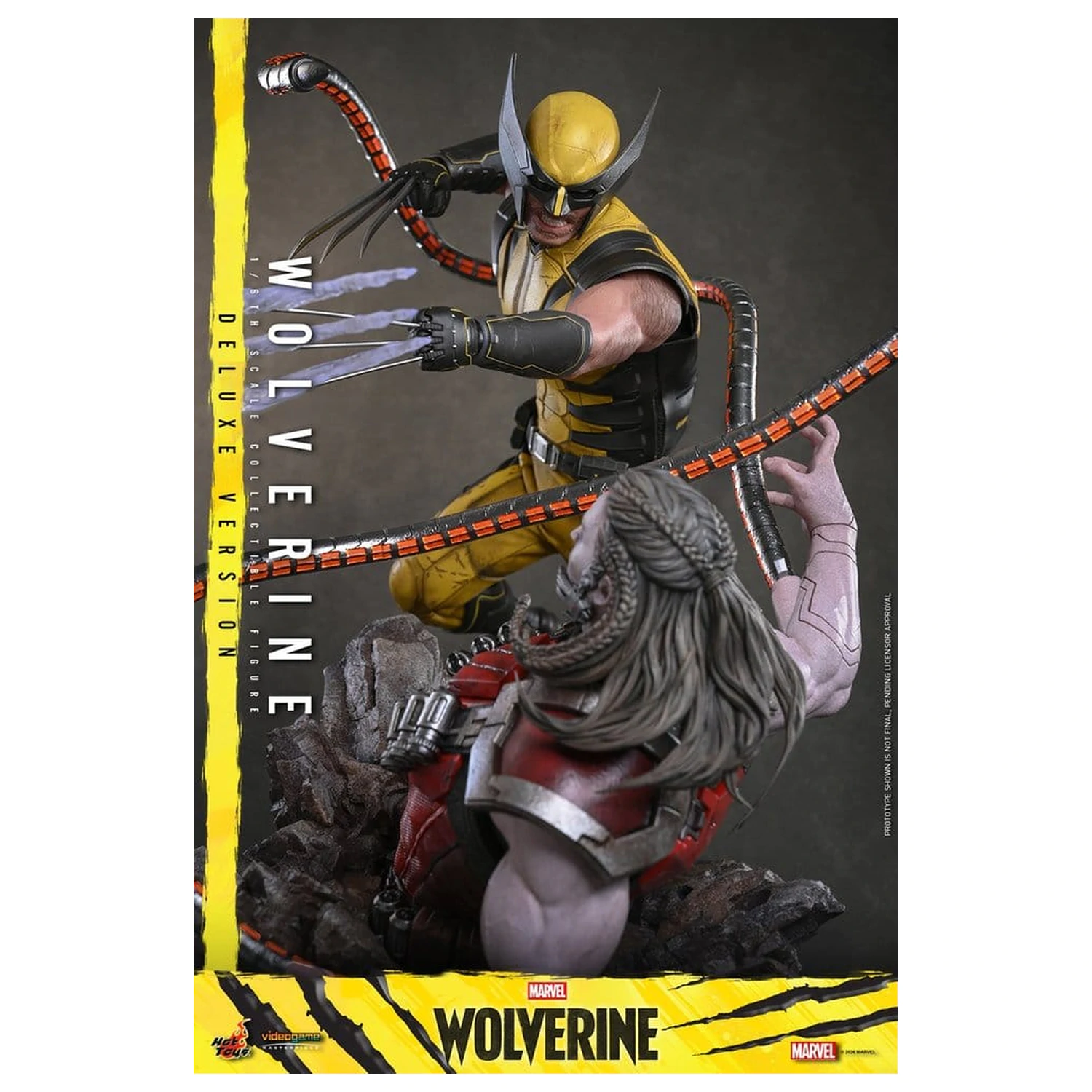 Marvel Video Game Masterpiece Figurina de actiune 1/6 Wolverine (Deluxe Version) 29 cm poza produsului