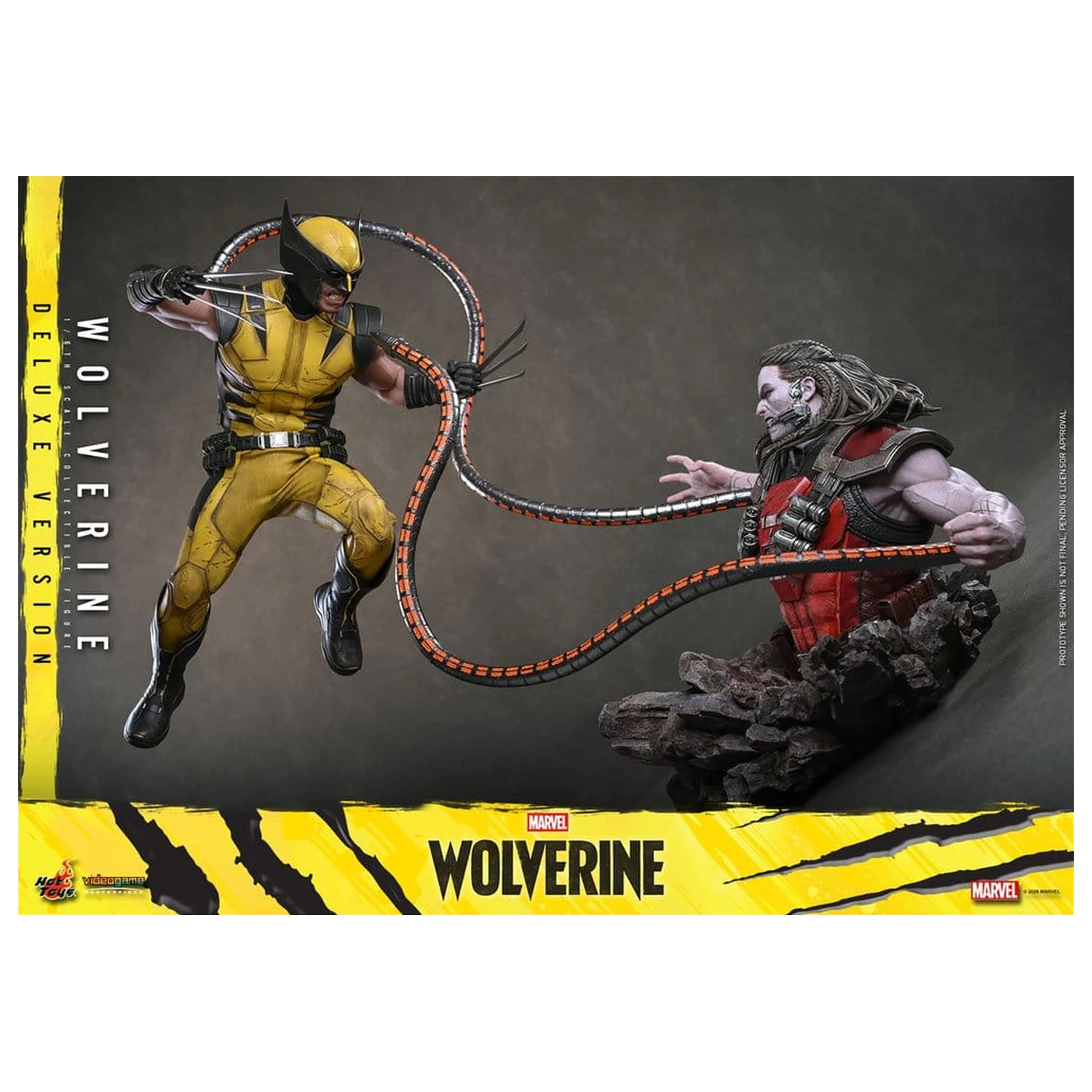 Marvel Video Game Masterpiece Figurina de actiune 1/6 Wolverine (Deluxe Version) 29 cm poza produsului