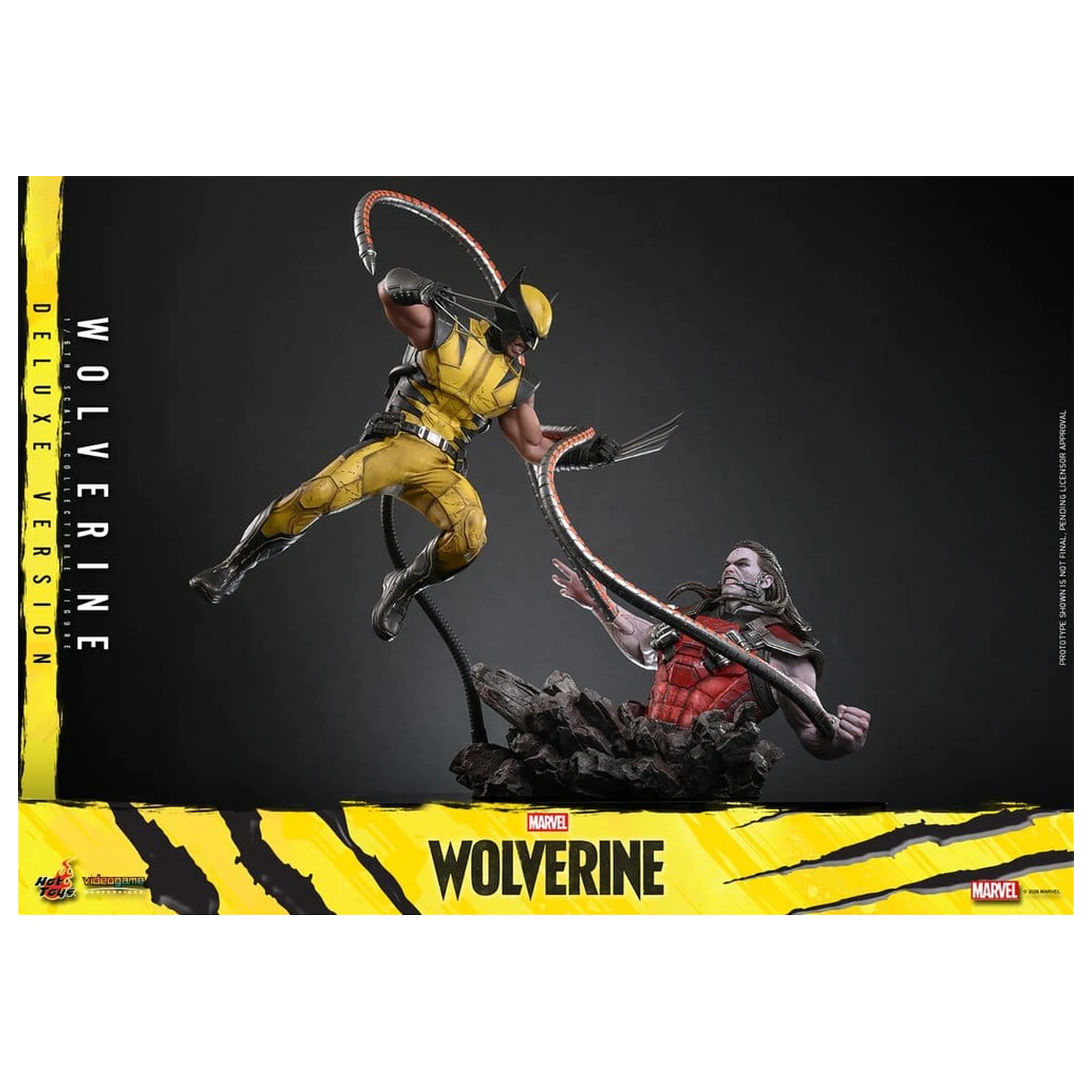 Marvel Video Game Masterpiece Figurina de actiune 1/6 Wolverine (Deluxe Version) 29 cm poza produsului