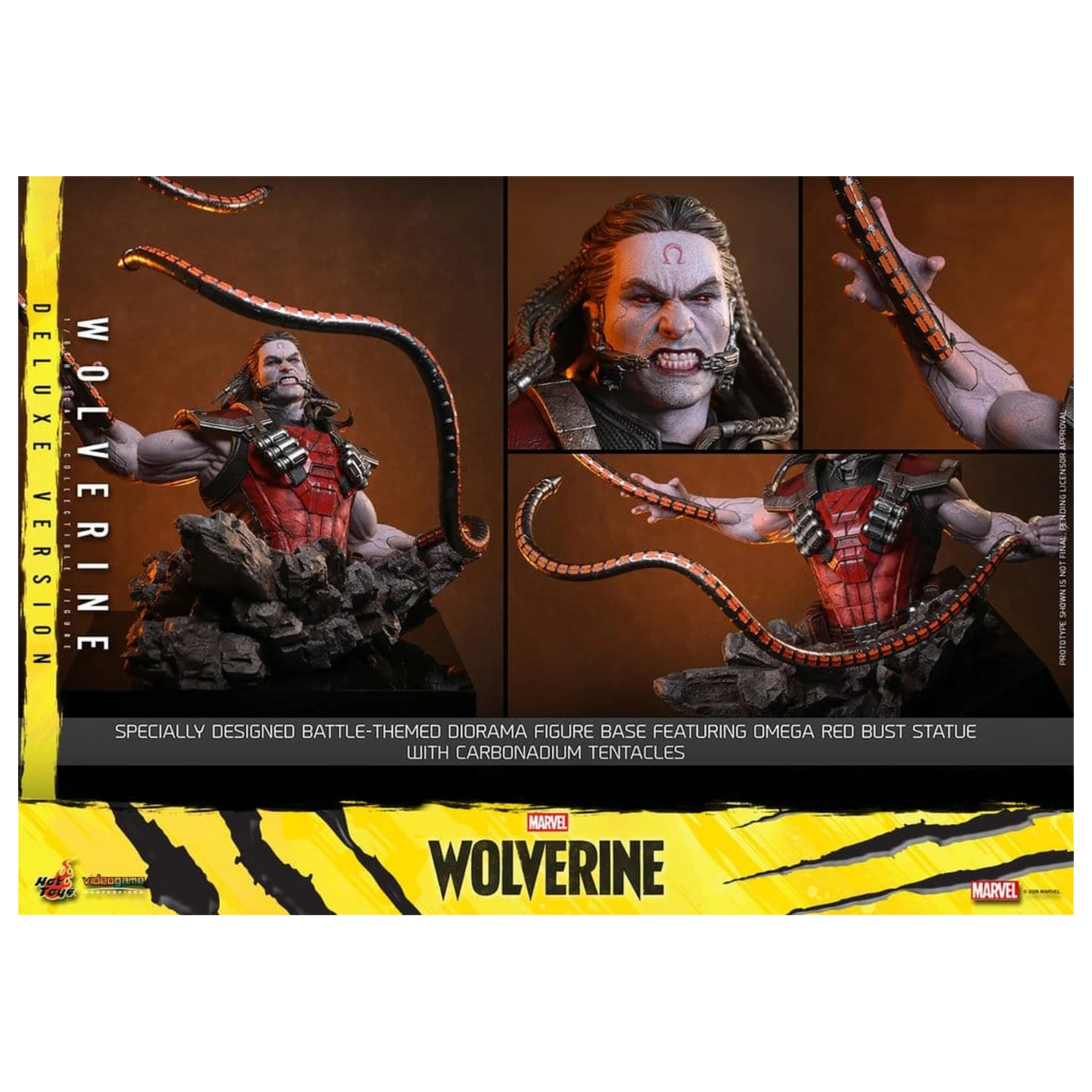 Marvel Video Game Masterpiece Figurina de actiune 1/6 Wolverine (Deluxe Version) 29 cm poza produsului