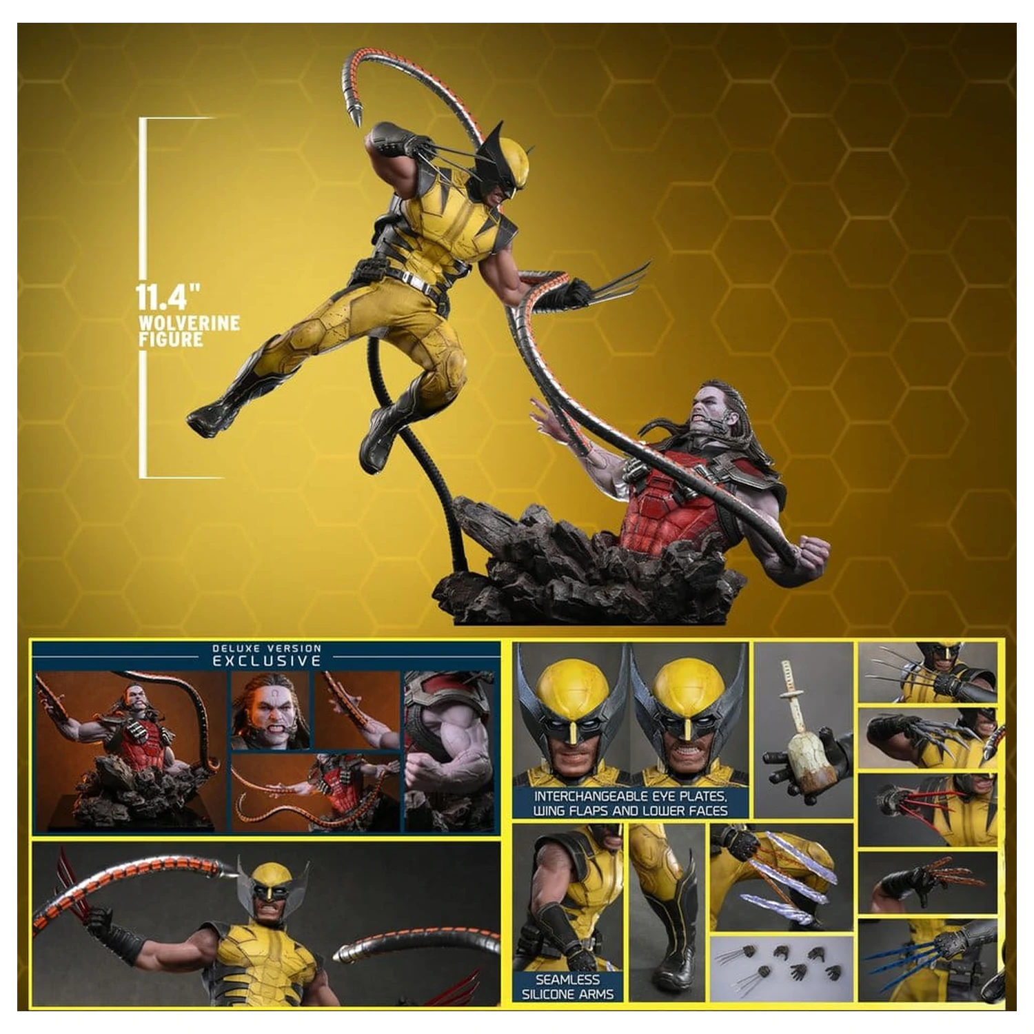 Marvel Video Game Masterpiece Figurina de actiune 1/6 Wolverine (Deluxe Version) 29 cm poza produsului