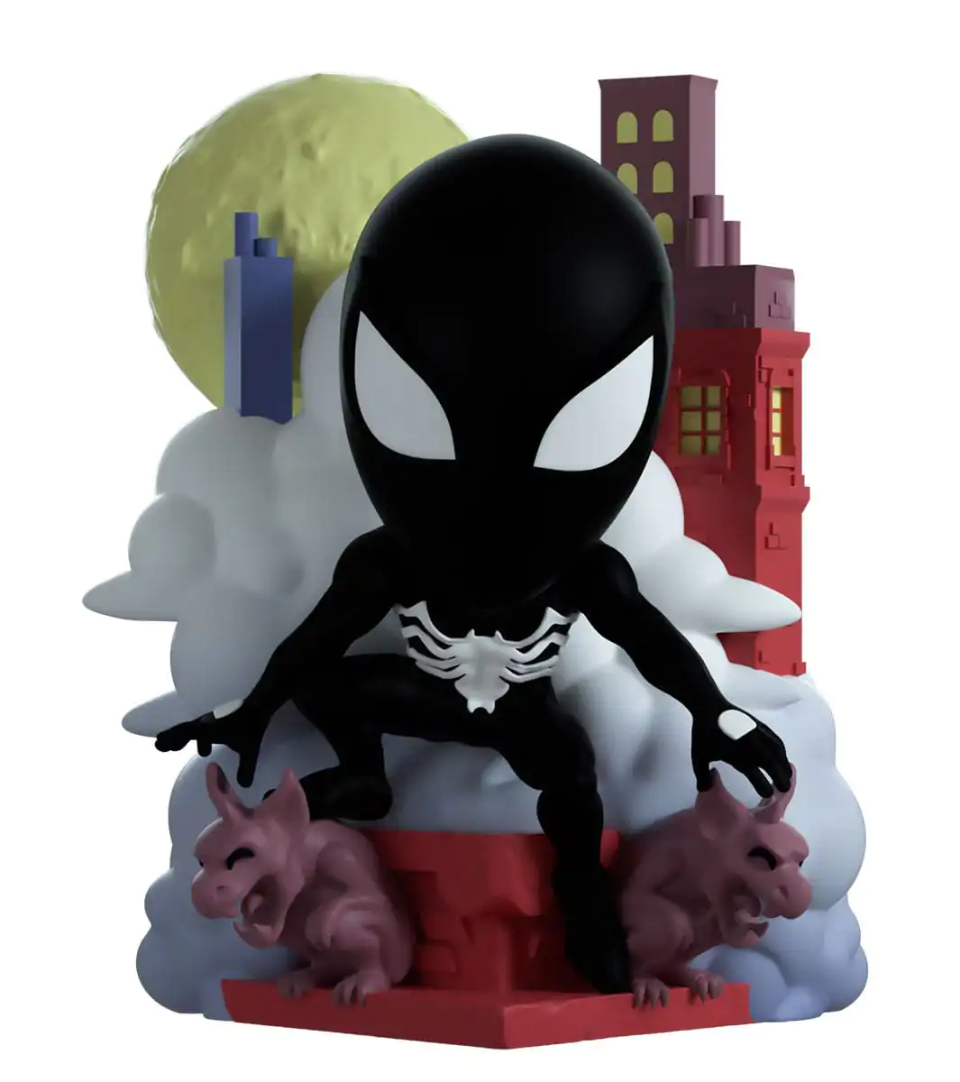 Marvel Vinyl Diorama Web of Spider-Man 12 cm poza produsului