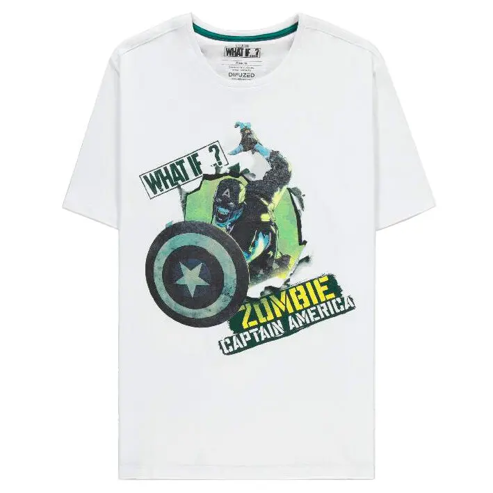 Marvel What If...? Zombie Captain America tricou poza produsului