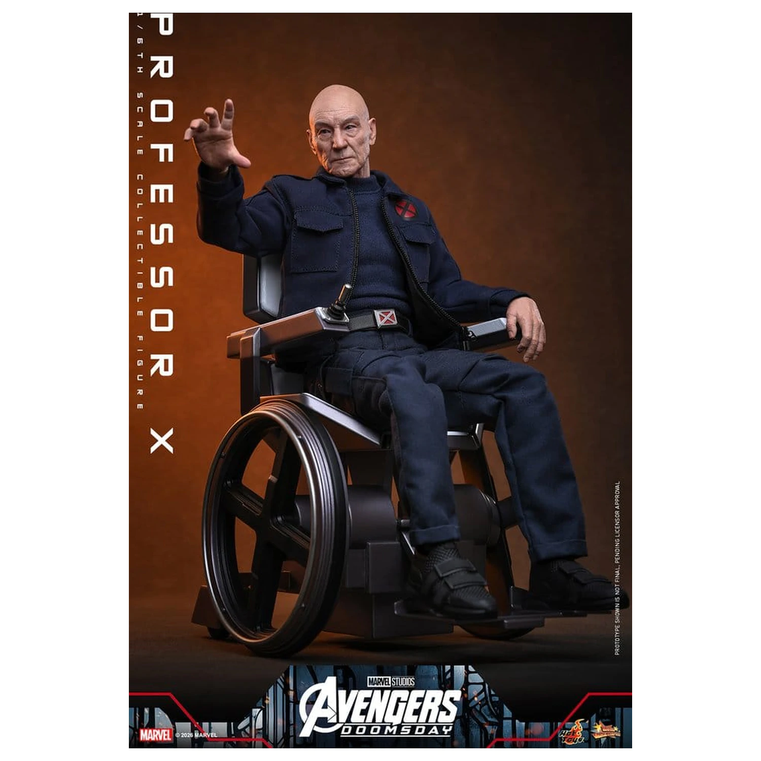 Marvel X-Men figurina de actiune 1/6 Profesor X 25 cm poza produsului
