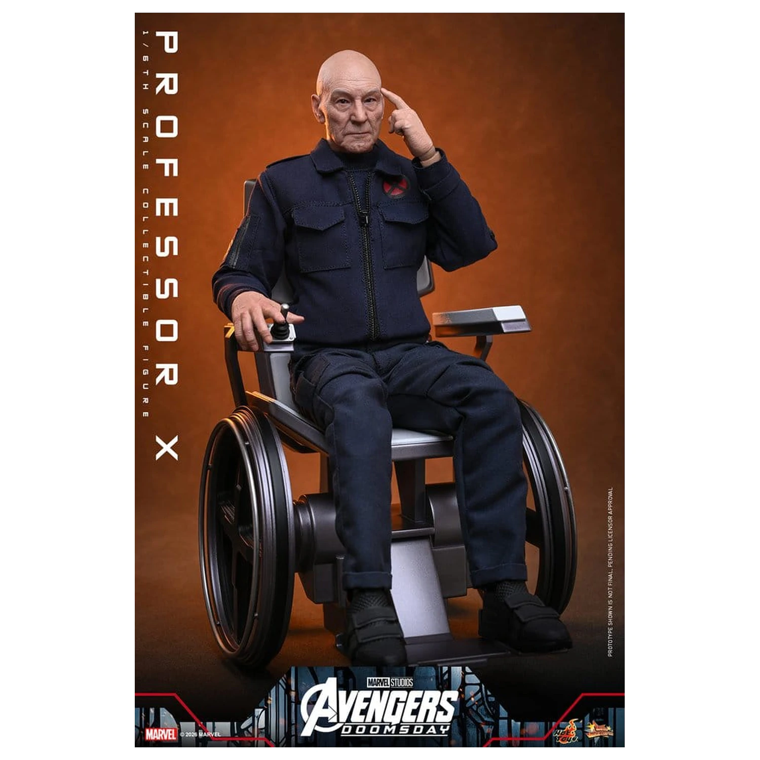 Marvel X-Men figurina de actiune 1/6 Profesor X 25 cm poza produsului