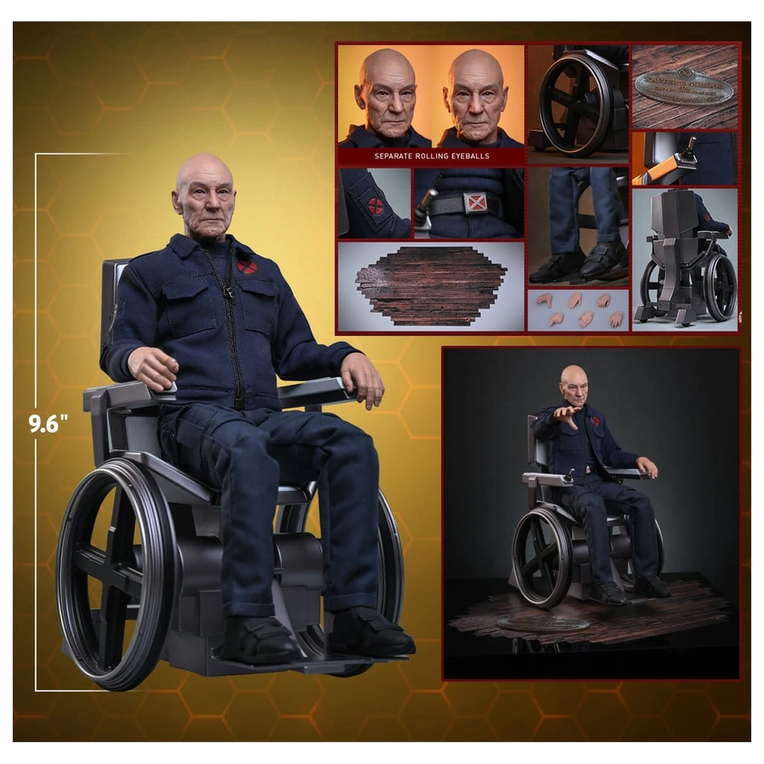 Marvel X-Men figurina de actiune 1/6 Profesor X 25 cm poza produsului