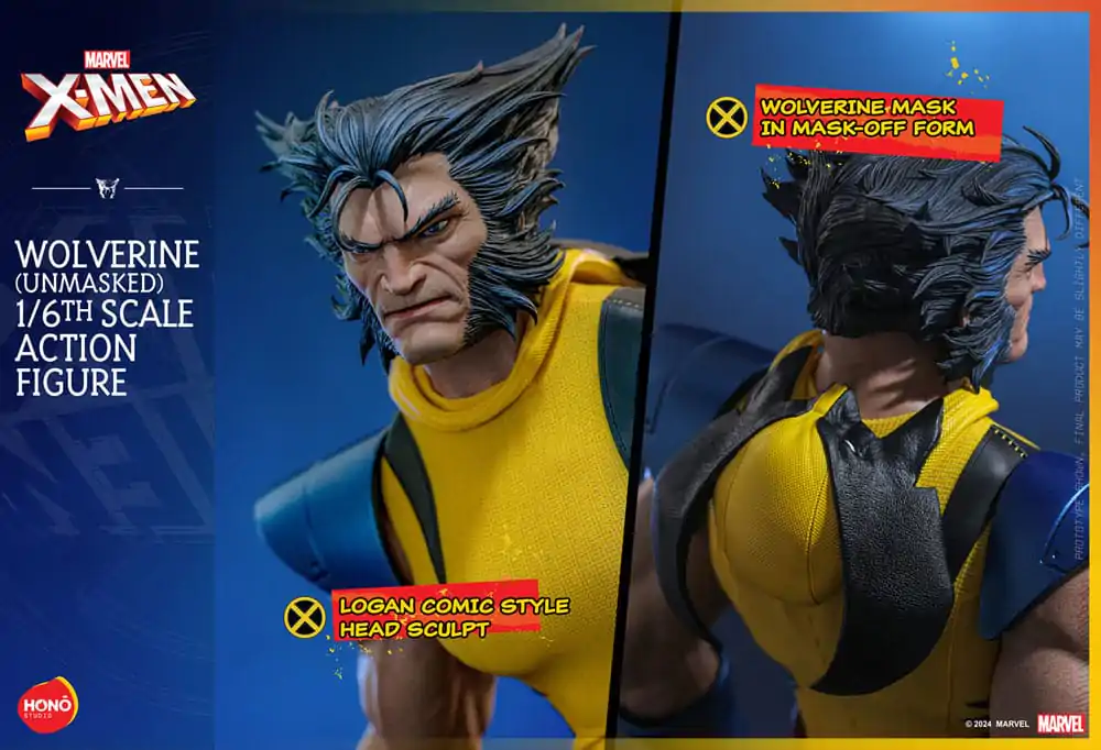 Marvel X-Men Figurina de acțiune 1/6 Wolverine (Neînfricat) 28 cm poza produsului