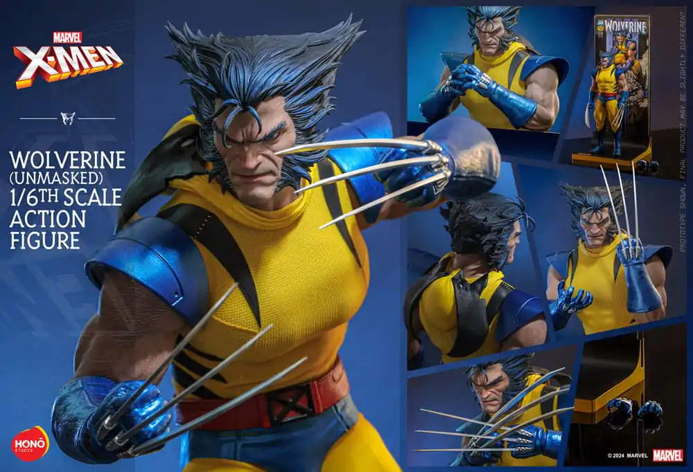 Marvel X-Men Figurina de acțiune 1/6 Wolverine (Neînfricat) 28 cm poza produsului