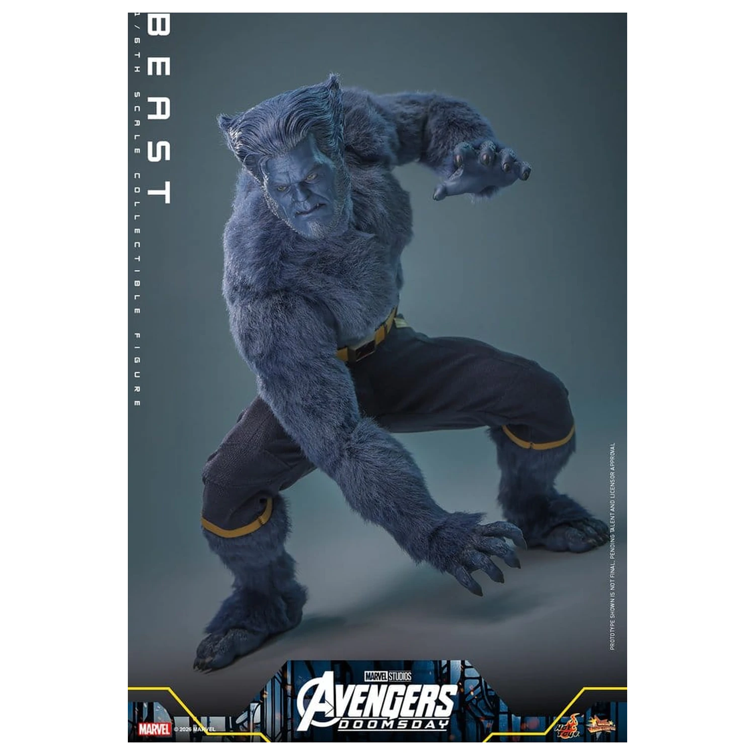 Marvel X-Men Movie Masterpiece Figura de actiune 1/6 Beast (Collector Edition) 33 cm poza produsului