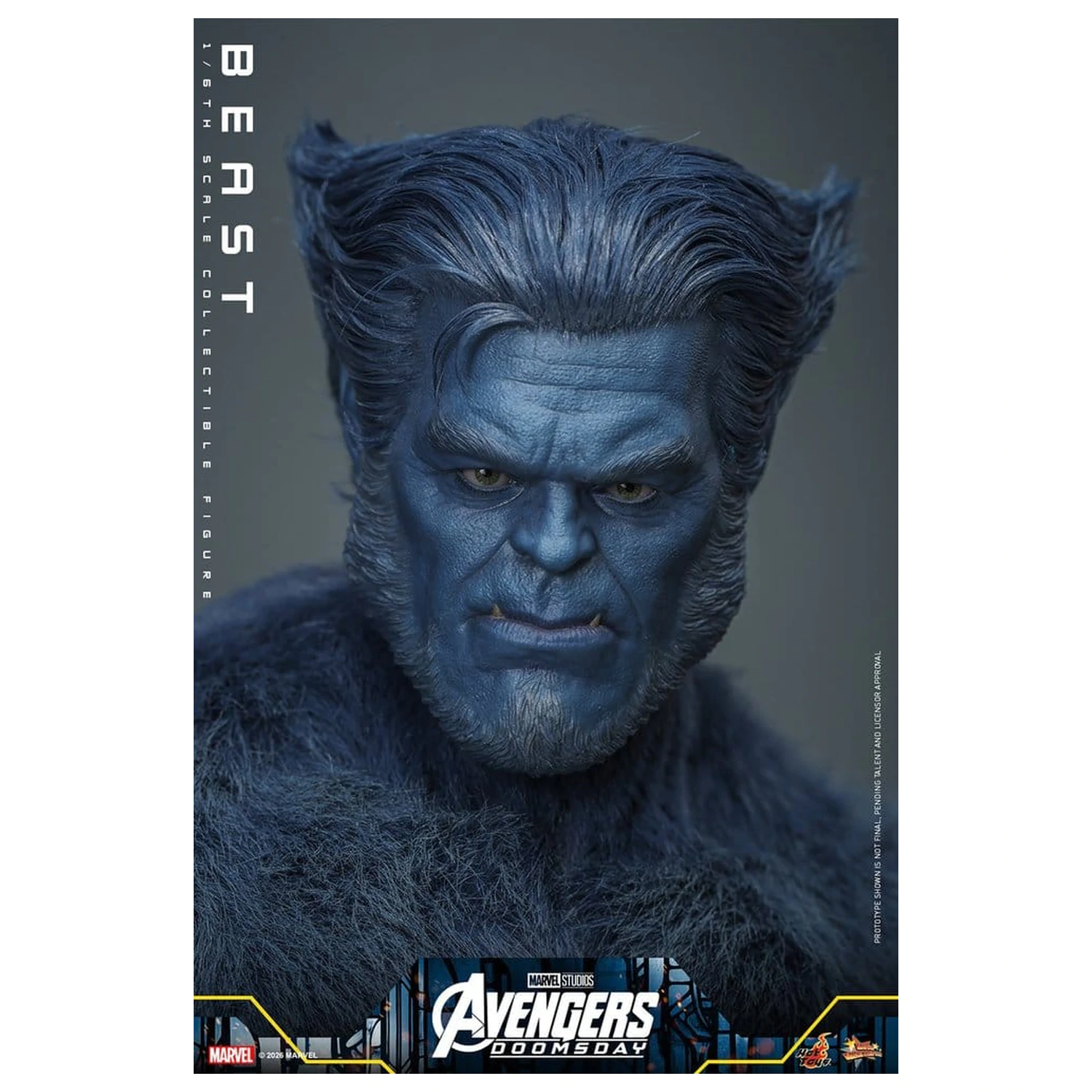Marvel X-Men Movie Masterpiece Figura de actiune 1/6 Beast (Collector Edition) 33 cm poza produsului