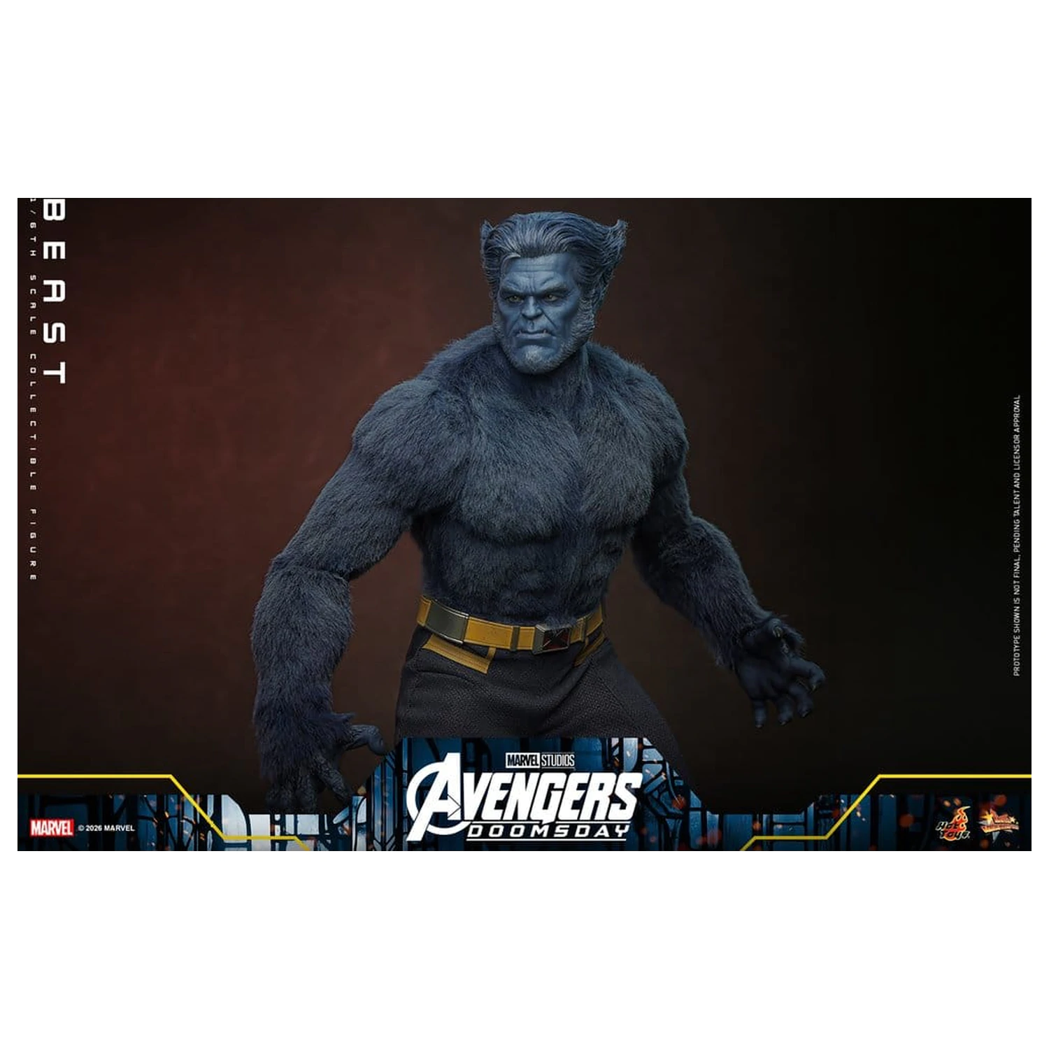 Marvel X-Men Movie Masterpiece Figura de actiune 1/6 Beast (Collector Edition) 33 cm poza produsului