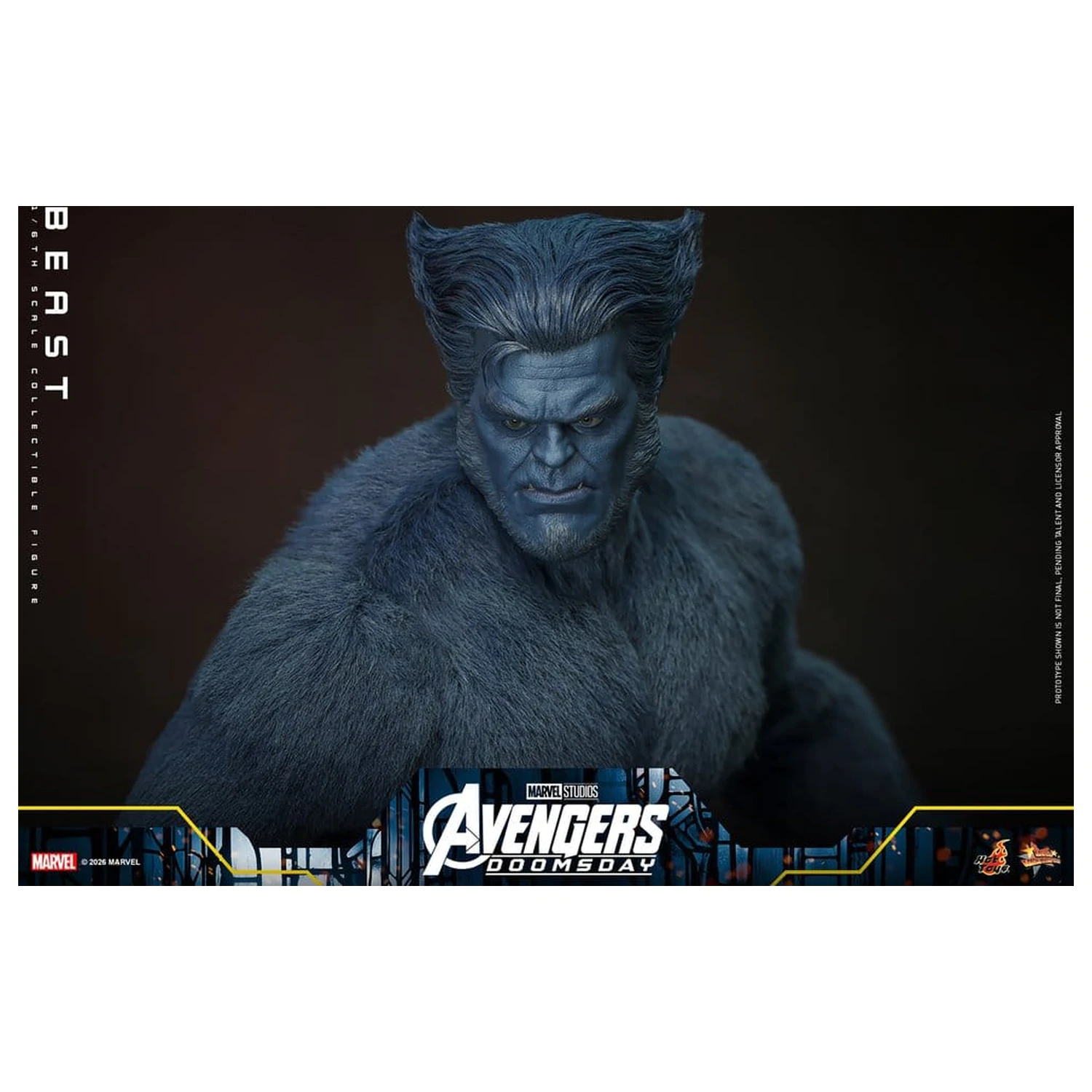 Marvel X-Men Movie Masterpiece Figura de actiune 1/6 Beast (Collector Edition) 33 cm poza produsului
