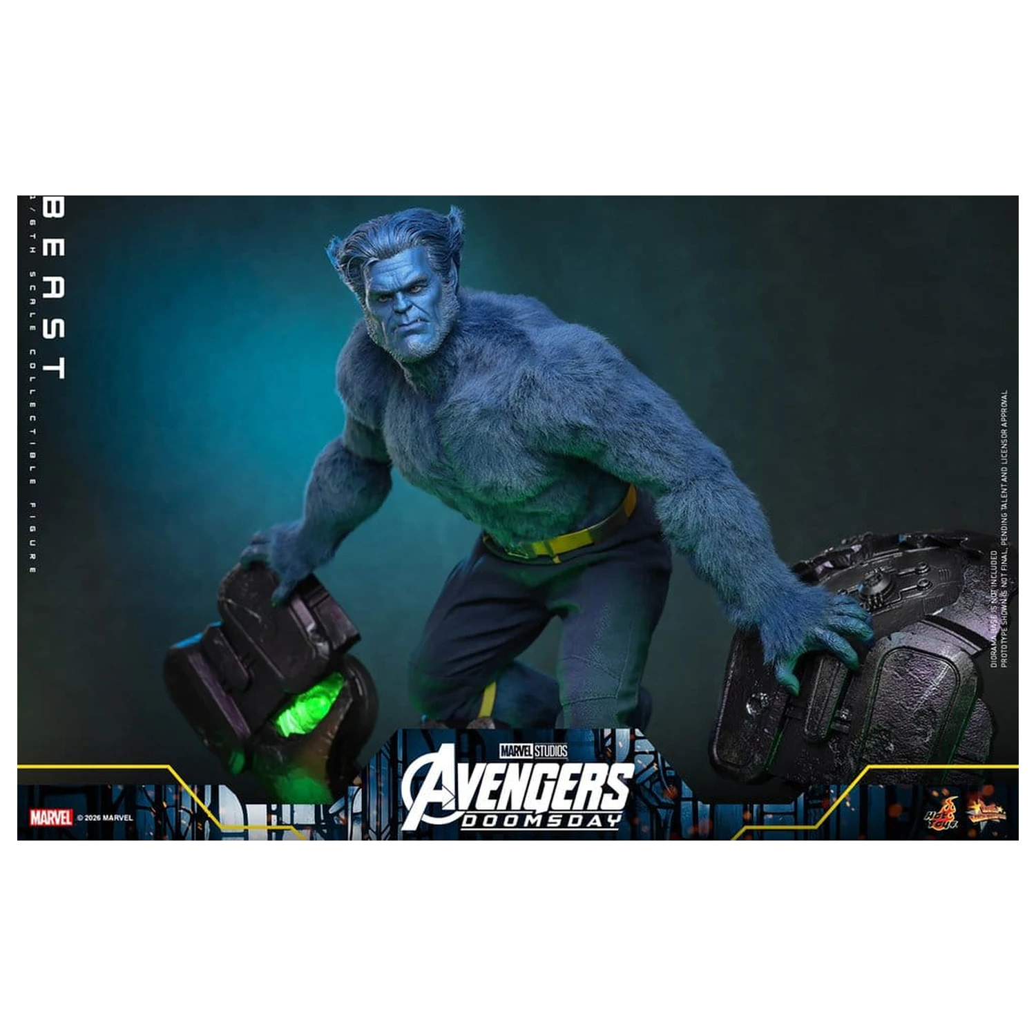 Marvel X-Men Movie Masterpiece Figura de actiune 1/6 Beast (Collector Edition) 33 cm poza produsului
