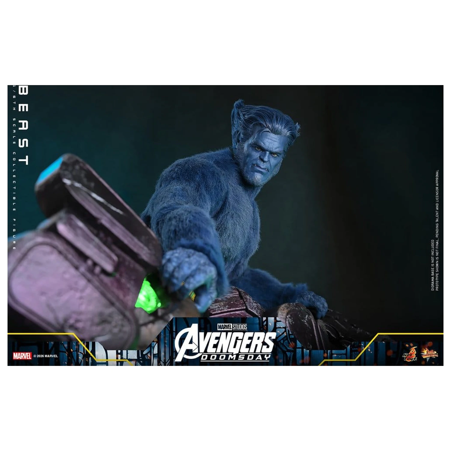 Marvel X-Men Movie Masterpiece Figura de actiune 1/6 Beast (Collector Edition) 33 cm poza produsului
