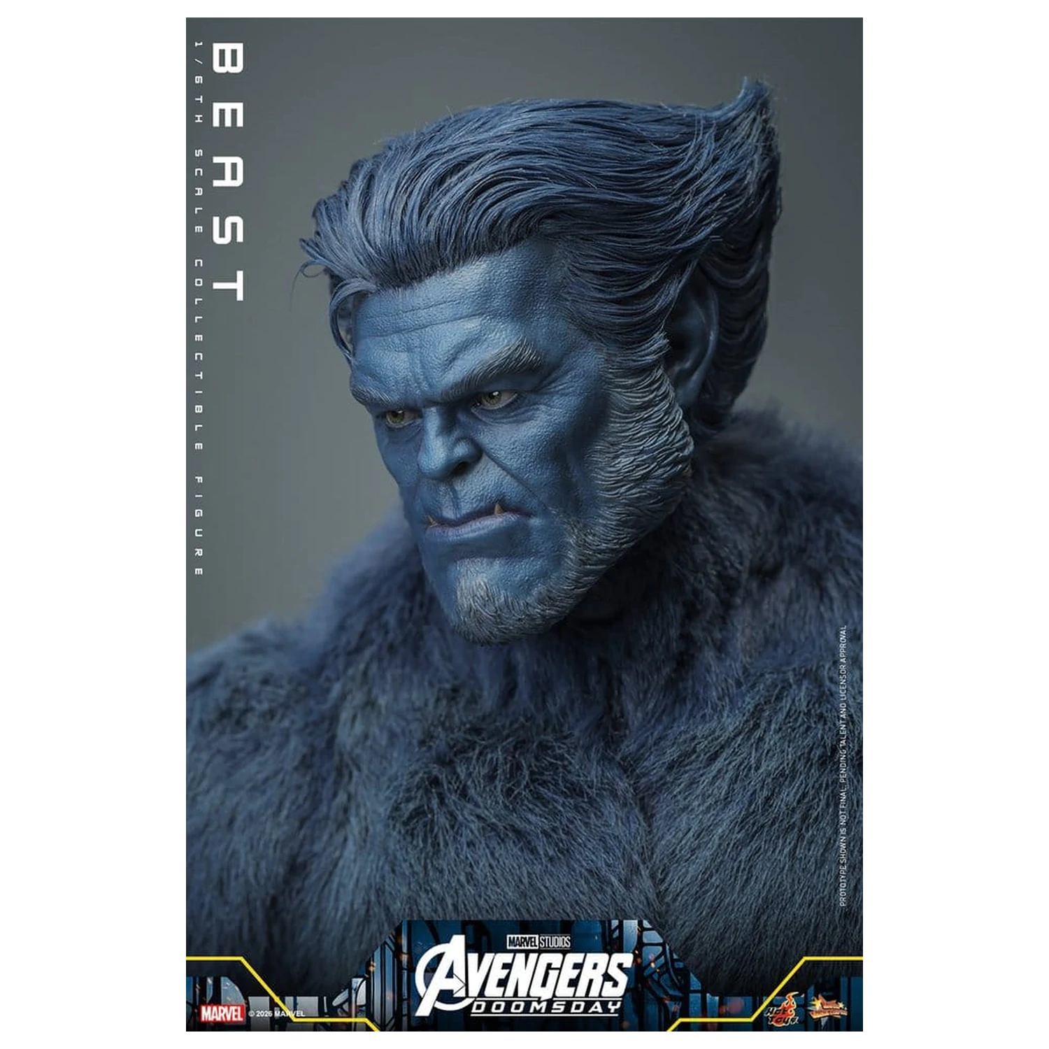 Marvel X-Men Movie Masterpiece Figura de actiune 1/6 Beast (Collector Edition) 33 cm poza produsului