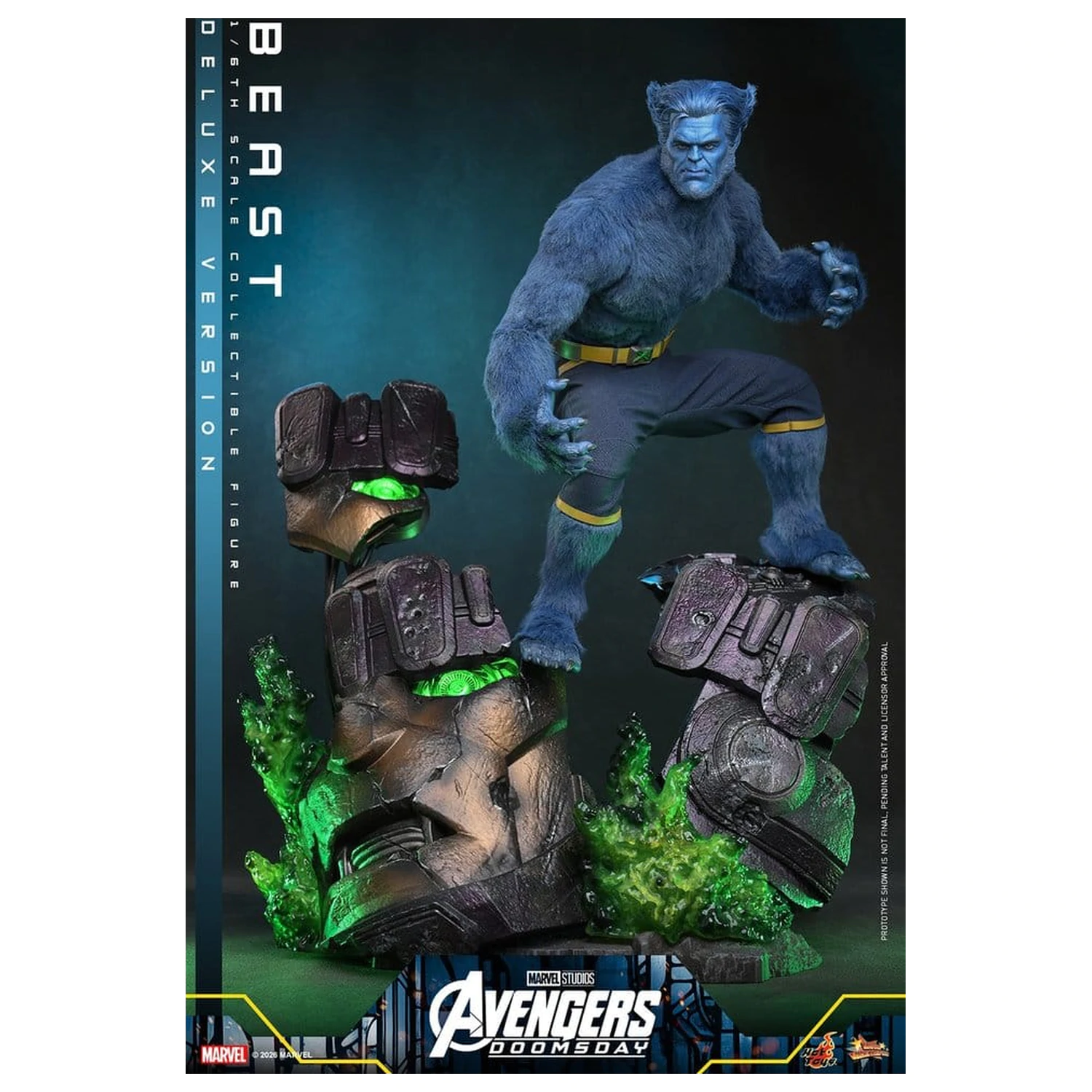 Figurina de actiune Marvel X-Men Movie Masterpiece 1/6 Beast (Deluxe Version) 33 cm poza produsului