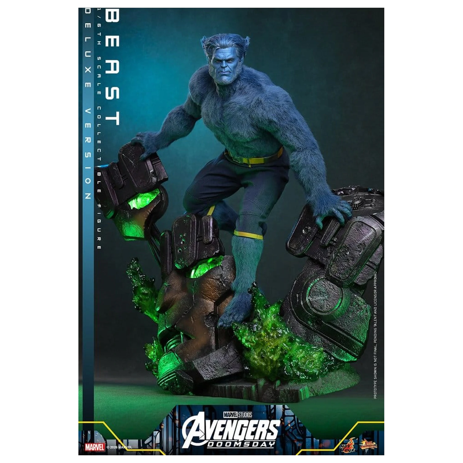 Figurina de actiune Marvel X-Men Movie Masterpiece 1/6 Beast (Deluxe Version) 33 cm poza produsului