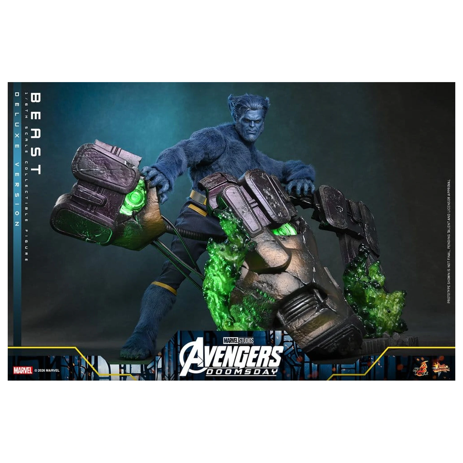 Figurina de actiune Marvel X-Men Movie Masterpiece 1/6 Beast (Deluxe Version) 33 cm poza produsului