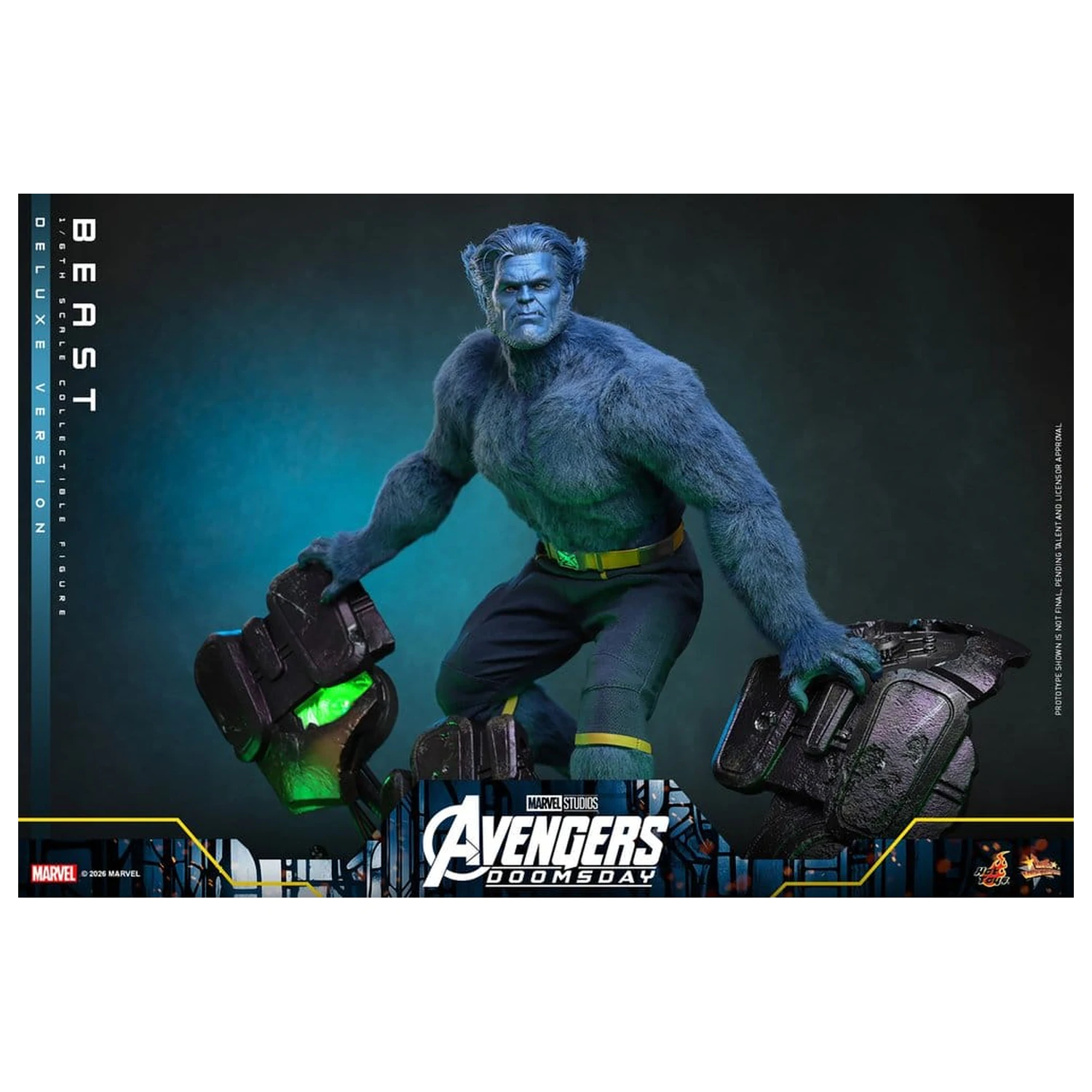 Figurina de actiune Marvel X-Men Movie Masterpiece 1/6 Beast (Deluxe Version) 33 cm poza produsului