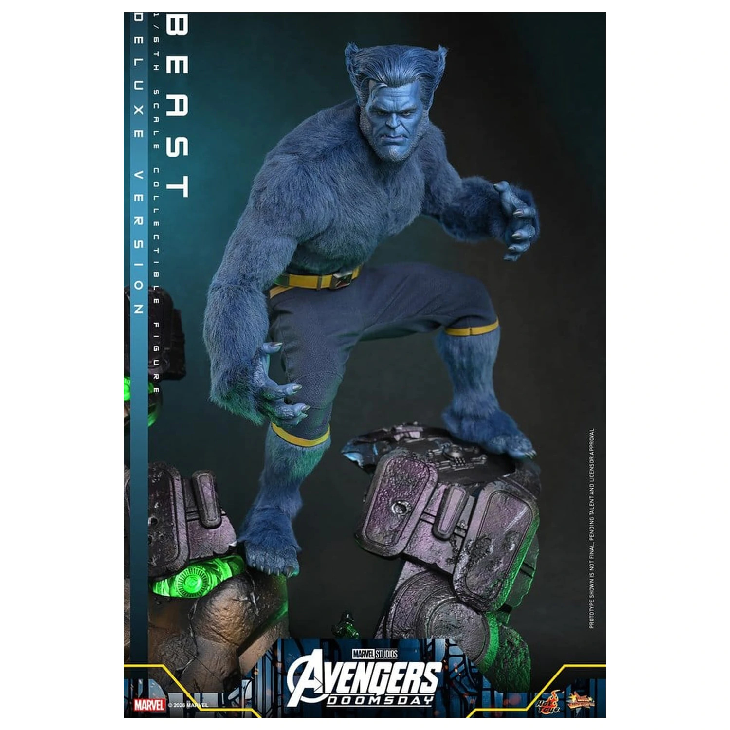 Figurina de actiune Marvel X-Men Movie Masterpiece 1/6 Beast (Deluxe Version) 33 cm poza produsului