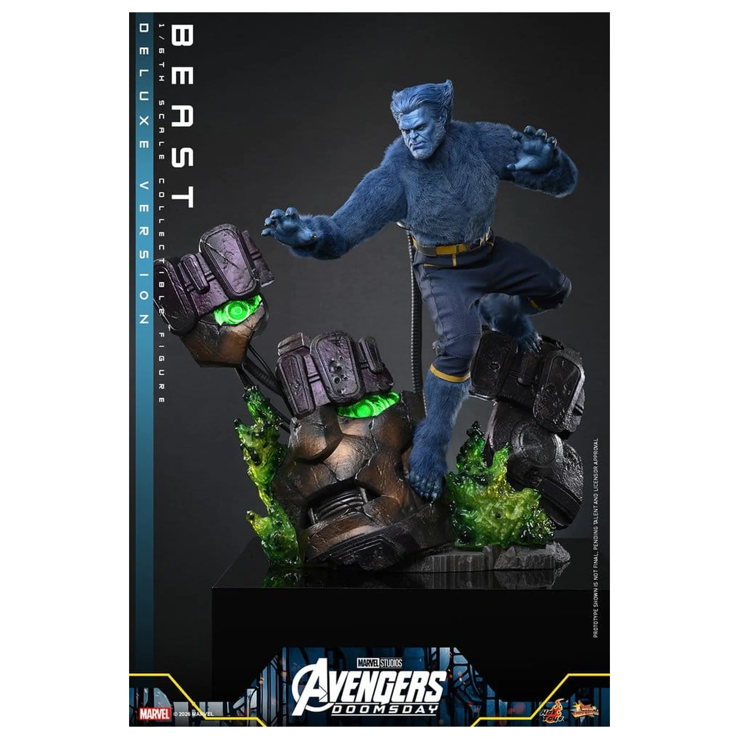 Figurina de actiune Marvel X-Men Movie Masterpiece 1/6 Beast (Deluxe Version) 33 cm poza produsului