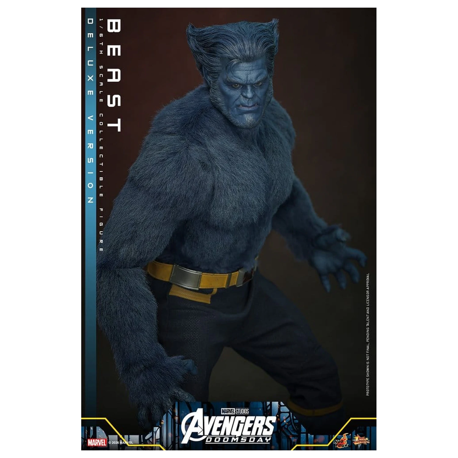 Figurina de actiune Marvel X-Men Movie Masterpiece 1/6 Beast (Deluxe Version) 33 cm poza produsului