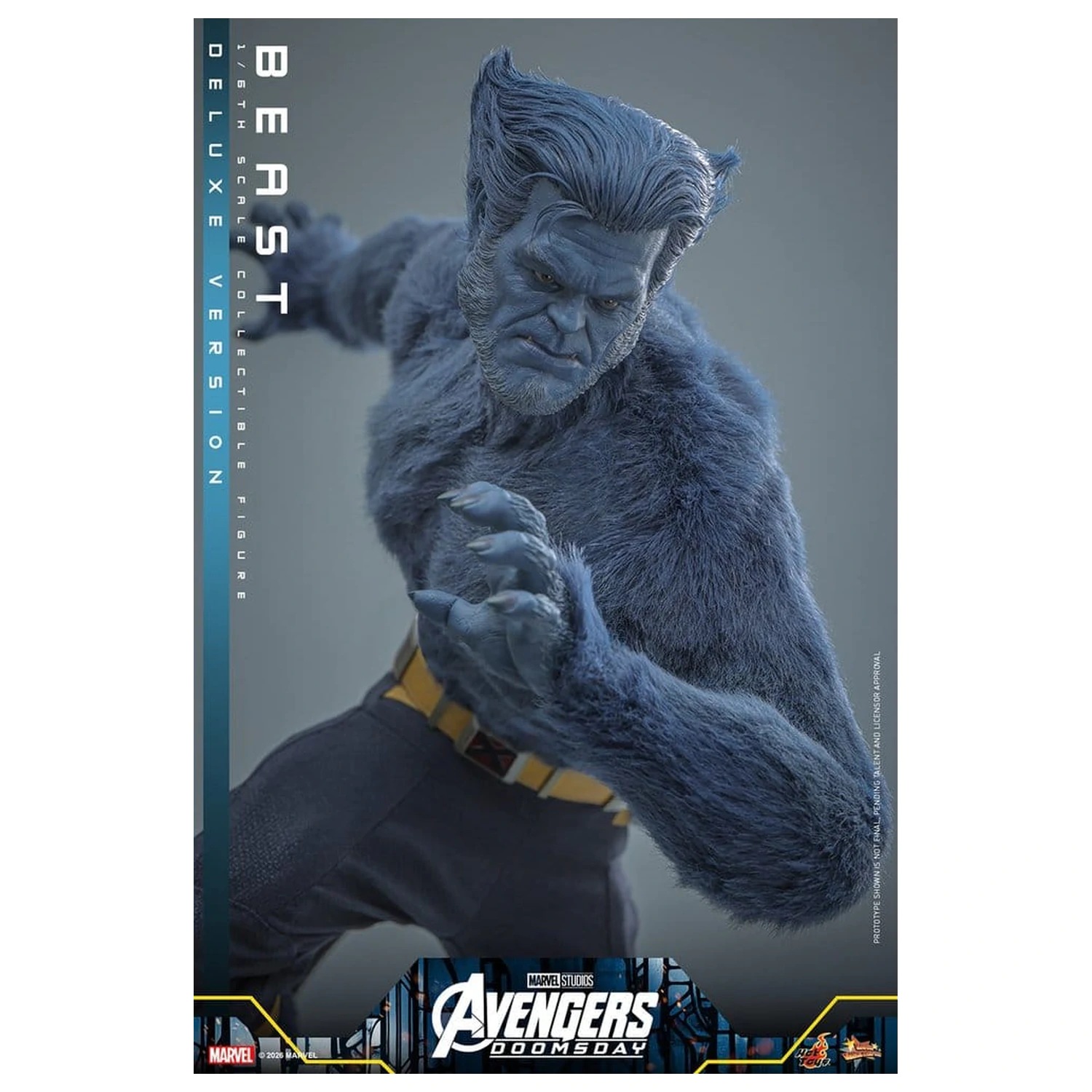 Figurina de actiune Marvel X-Men Movie Masterpiece 1/6 Beast (Deluxe Version) 33 cm poza produsului