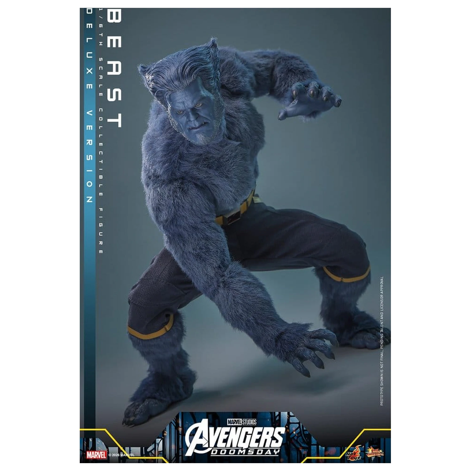 Figurina de actiune Marvel X-Men Movie Masterpiece 1/6 Beast (Deluxe Version) 33 cm poza produsului
