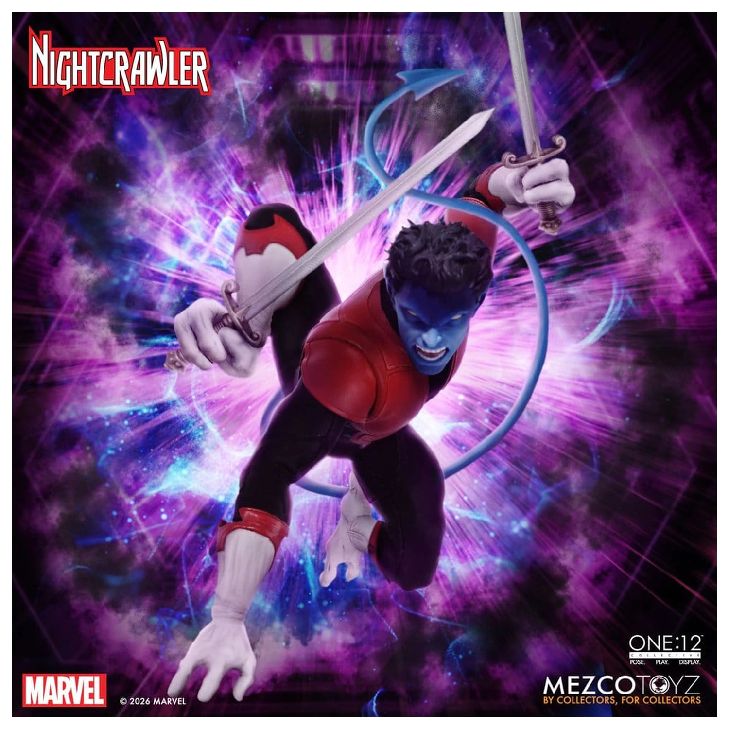 Marvel X-Men One:12 Collective Action Figure 1/12 Nightcrawler 16 cm poza produsului