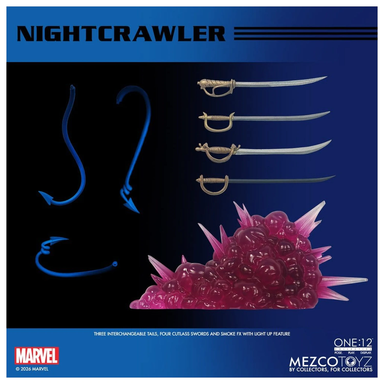 Marvel X-Men One:12 Collective Action Figure 1/12 Nightcrawler 16 cm poza produsului