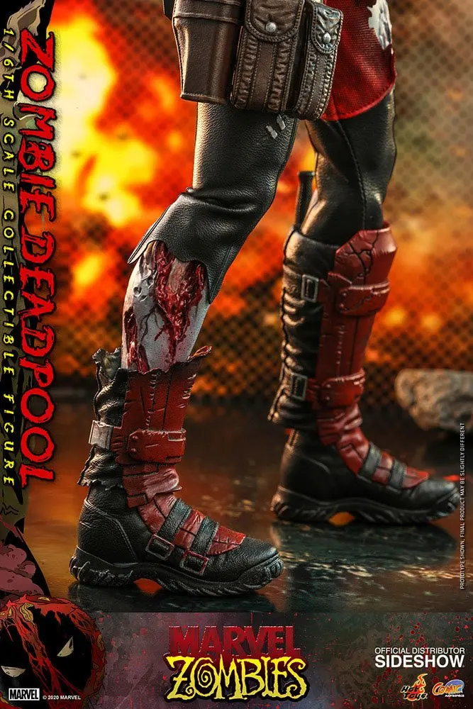 Figurină de acțiune Masterpiece Comics Marvel Zombies 1/6 Zombie Deadpool 31 cm poza produsului