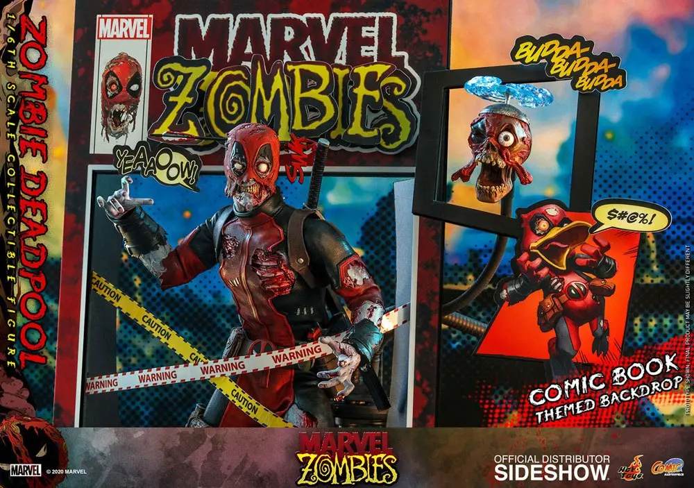 Figurină de acțiune Masterpiece Comics Marvel Zombies 1/6 Zombie Deadpool 31 cm poza produsului