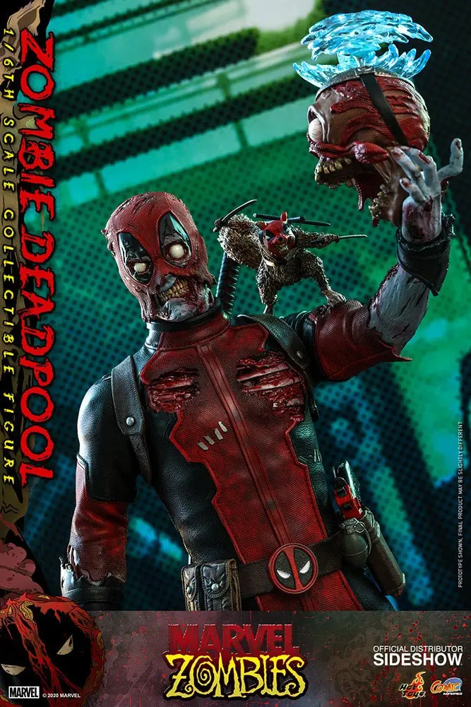 Figurină de acțiune Masterpiece Comics Marvel Zombies 1/6 Zombie Deadpool 31 cm poza produsului